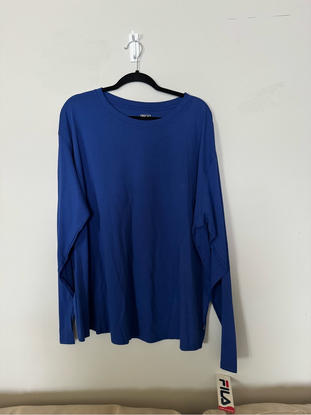 Fila Navy Blue Crewneck Long Sleeve Shirt